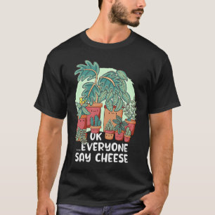 Camiseta Jardinagem  Plantas Família Tirando uma Foto  Jard