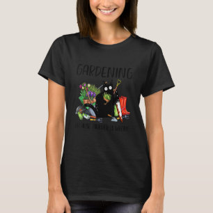 Camiseta Jardinagem Porque Assassinato é Errado Gato