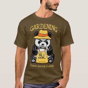Camiseta Jardinagem Porque O Assassinato É Um Mau De Superf