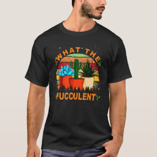 Camiseta Jardinagem Qual O Fucculento Planta De Cacto Natal