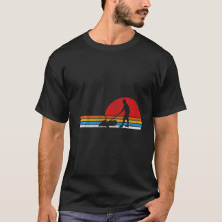 Camiseta Jardinagem Retrorna De Grama De Corte Lo