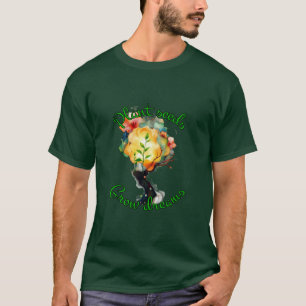 Camiseta Jardinagem: Sementes de plantas, sonhos de cultivo