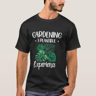 Camiseta Jardinagem Uma Experiência Plantiful Jardineiro Pl