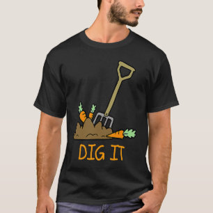 Camiseta JardinagemAgricultura . Cenouras & Solo CAVAR
