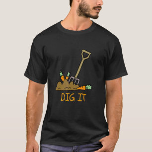 Camiseta Jardinagemagricultura Cenouras & Solo Cavar