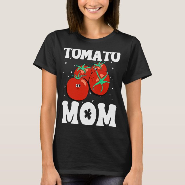 Camiseta Jardineira do Dia das Mães Vegetais da Fruta de To (Frente)