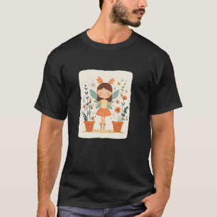 Camiseta Jardineira Fada Mágica para Roupa de Espaços Encan