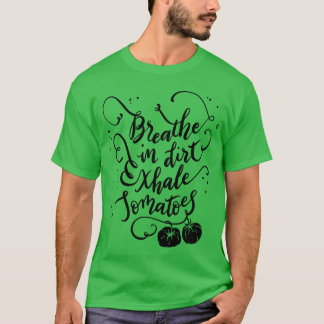 Camiseta Jardineiro Amante de Tomate Cultivando Amigos Food
