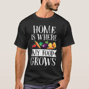 Camiseta Jardineiro Botânico em Vaso Casa é Onde Minha Comi