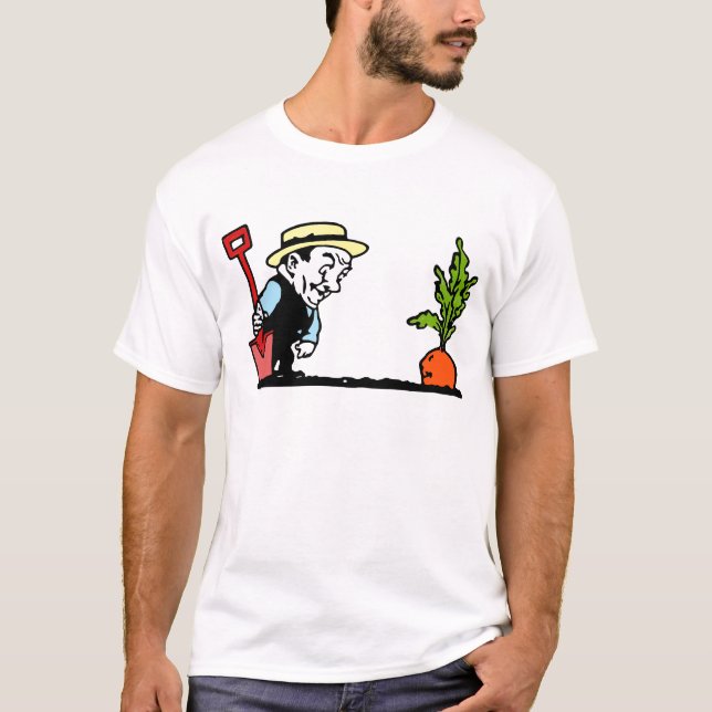 Camiseta Jardineiro com cenoura (Frente)