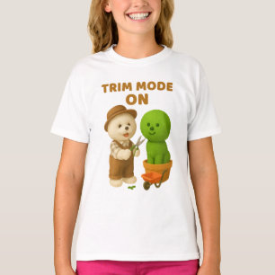 Camiseta Jardineiro de Cachorro Topiaria de Bichon Surreal