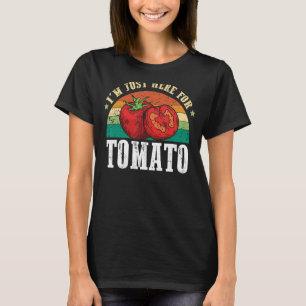 Camiseta Jardineiro de Vintagem à Base de Usina de Tomato