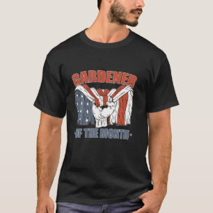 Camiseta Jardineiro do Mês Apreciação de Jardinagem Patri