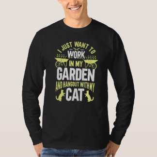 Camiseta Jardineiro E Jardineiro De Gatos