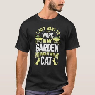 Camiseta Jardineiro E Jardineiro De Gatos
