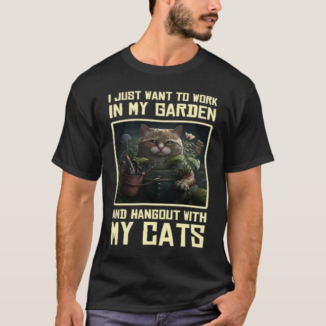 Camiseta Jardineiro Gatinho-do-jardim (Frente)