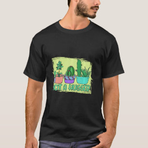Camiseta Jardineiro Não É Abraçador Cactus Florido e Espinh
