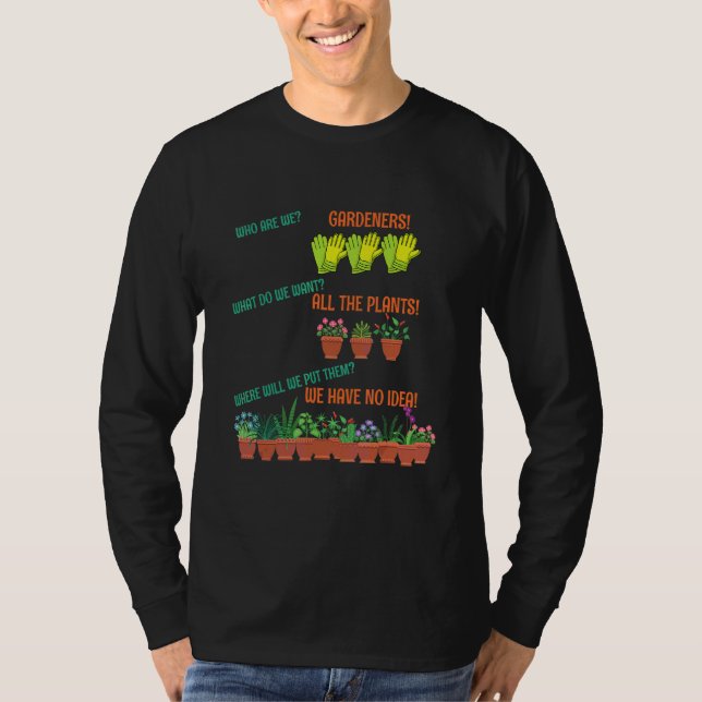 Camiseta Jardineiro Para Planta (Frente)