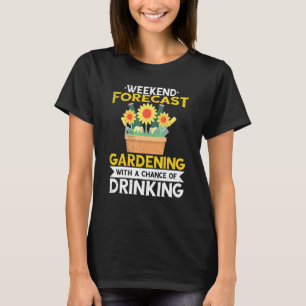 Camiseta Jardineiro Que Bebe Cerveja Pai De Planta Planta J