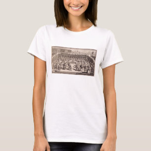 Camiseta Jardineiro que trabalham em um jardim alaranjado,