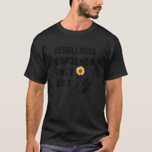 Camiseta Jardineiro Rebelde Desde 1982 Distress Skull Sunf
