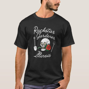 Camiseta Jardineiro Rockstar Illinois O Jardineiro Rebelde
