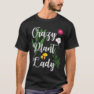 Camiseta Jardineiro Senhora Louca das Plantas Jardinagem