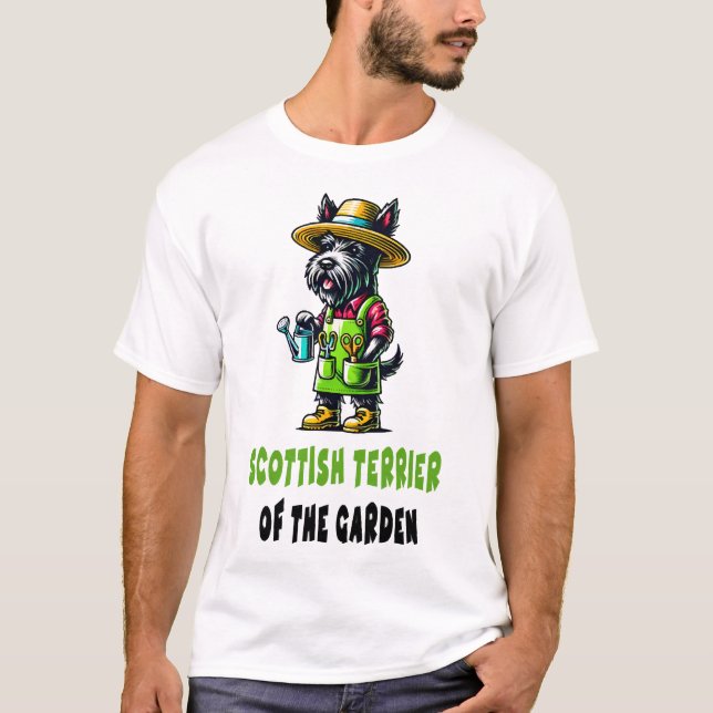 Camiseta Jardineiro Terrier Escocês (Frente)