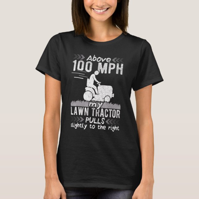 Camiseta Jardineiro Trator e Mower Landscaper 1 (Frente)