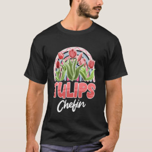 Camiseta Jardineiro TULIPAS CHEFIN Tulipas Jardim Tulipas E