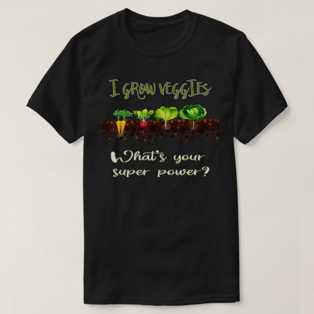 Camiseta Jardineiro Vegetal Jardinagem Engraçada Pun Cultiv (Frente do Design)
