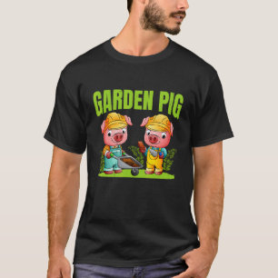 Camiseta Jardineiros Fofos Jardim Porco Natureza Planta Jar