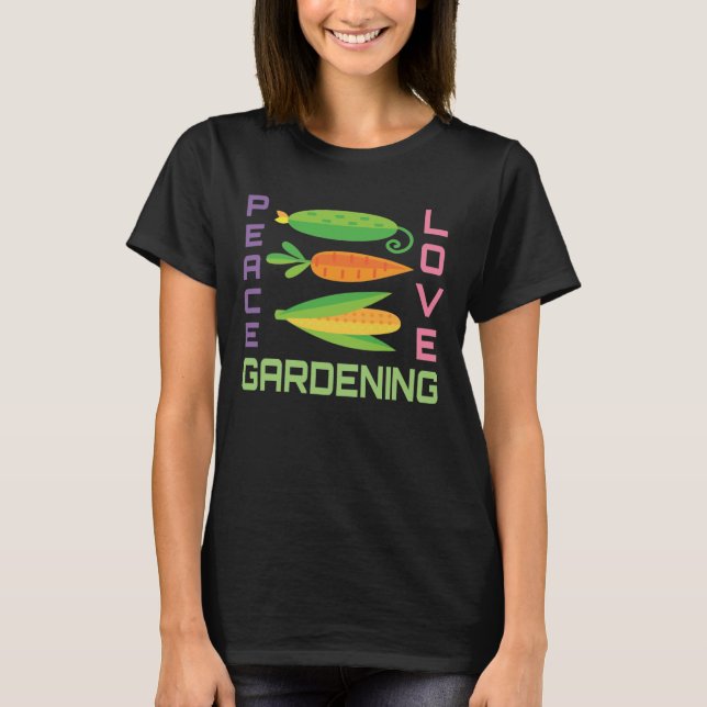 Camiseta Jardineiros Hortalibãs, Jardinagem do Amor pela Pa (Frente)
