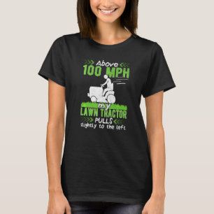 Camiseta Jardinheiro de Trator de Gramado Cortando Gramado 