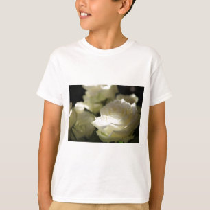 Camiseta Jardins de Destino de Rosa Branca Floral