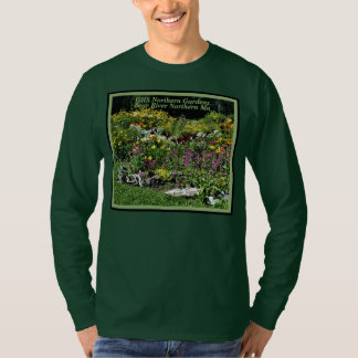 Camiseta Jardins de Verão Coloridos de Médios
