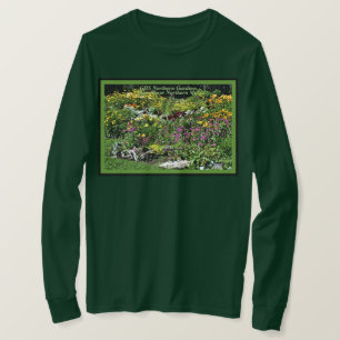 Camiseta Jardins de Verão Coloridos de Médios