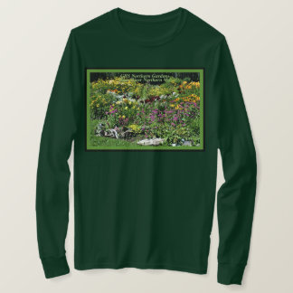 Camiseta Jardins de Verão Coloridos de Médios