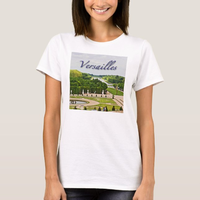 Camiseta Jardins do palácio de Versalhes (Frente)