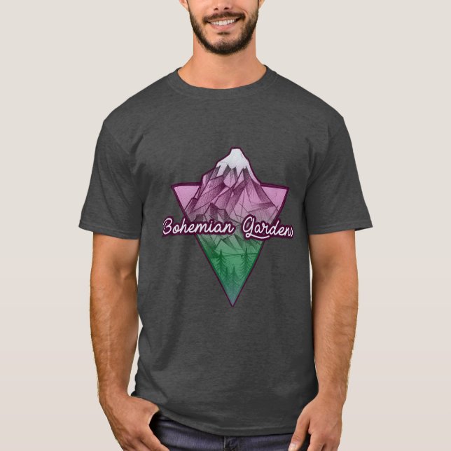 Camiseta Jardins Glace do Bohemian da montanha | (Frente)