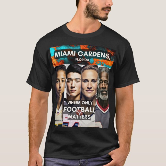Camiseta Jardins Miami - Onde só o futebol importa (Frente)