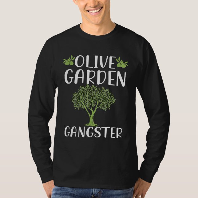 Camiseta Jardins Olivais Homens Mulheres Tee Gráfico Oleíco (Frente)