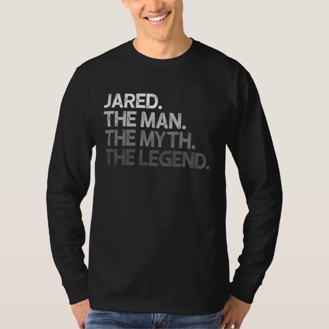 Camiseta Jared Gift The Man Myth Legend (Frente)