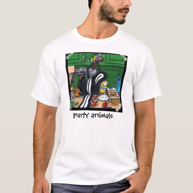 Camiseta jaritataca na cozinha, (Frente)