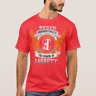 Camiseta Jarrett Name Shirt Nunca Subestima A Potência O