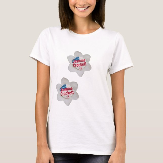 Camiseta  jasmine flower with Jasmine Crock t-shirt (Frente)