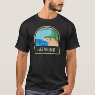 Camiseta Jasmund National Park Chalk Cliff Alemanha Vintage