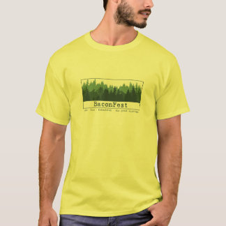 Camiseta Jason - árvores curtas L amarelo da Capa