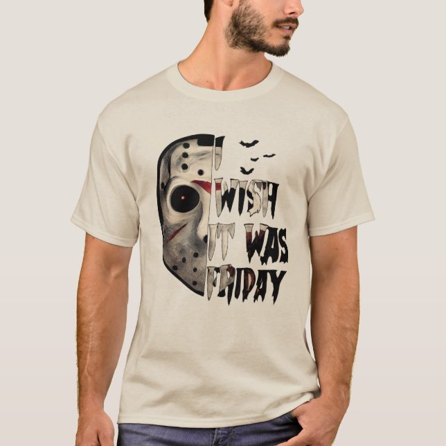 Camiseta Jason Horror Friday Halloween (Frente)