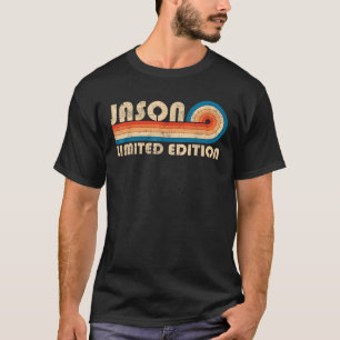 Camiseta JASON Nome Funny Retro Vintage Aniversário